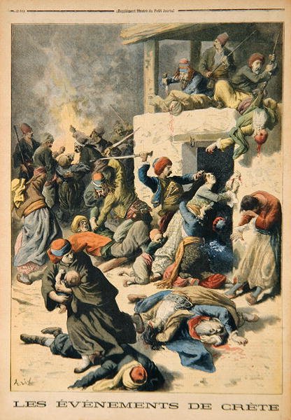 Händelser på Kreta, från "Le Petit Journal", 26 juli 1896 av Frederic Lix