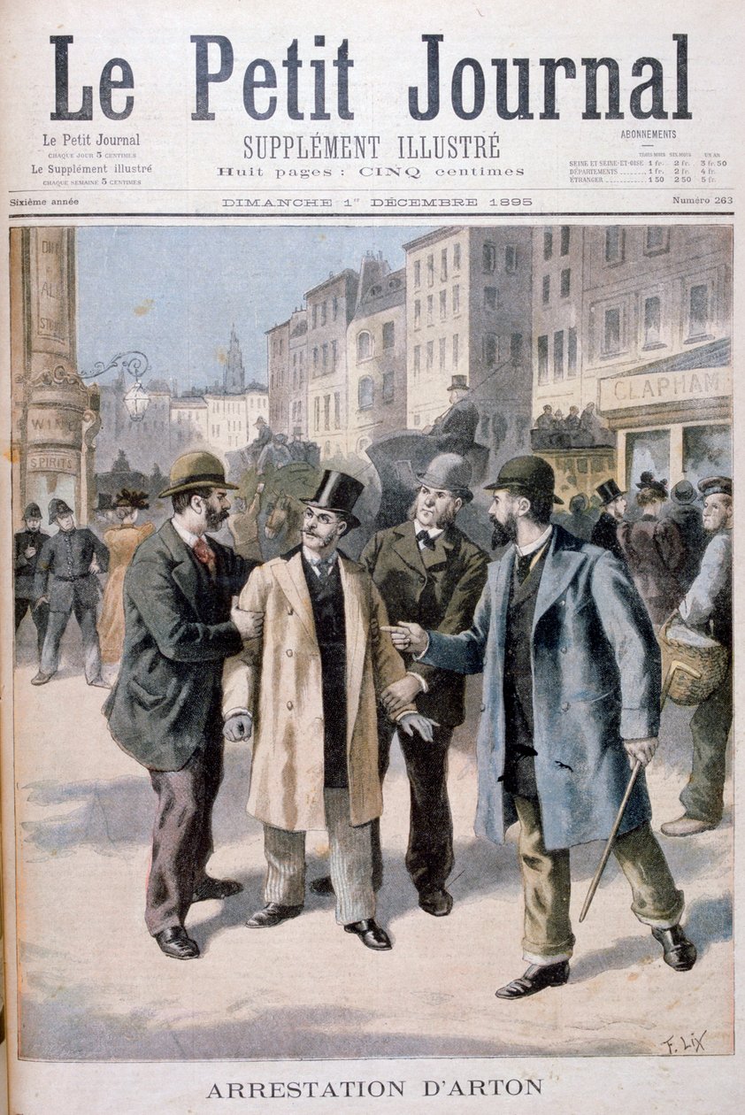 Arresteringen av Arton, 1895 av Frederic Lix