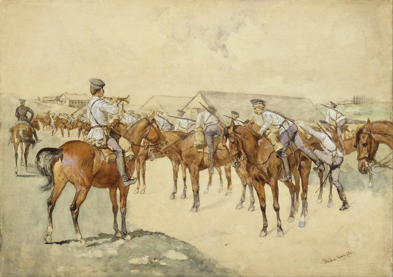 En uppmaning till vapen av Frederic Remington