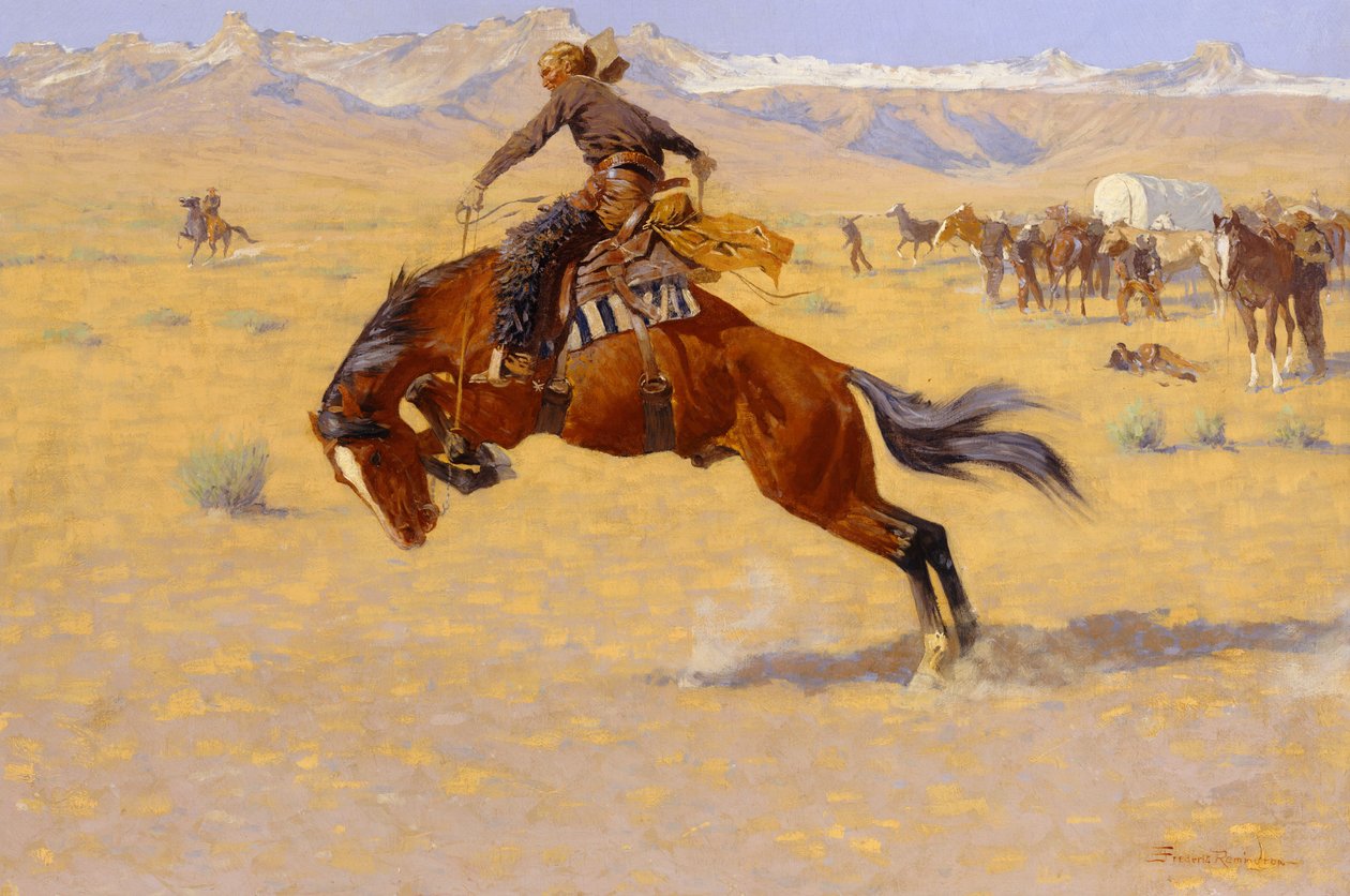 A Cold Morning on the Range, c.1904 av Frederic Remington