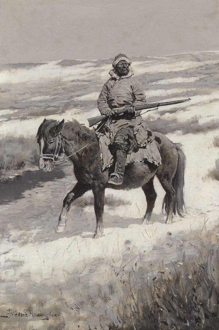 En manchurisk bandit, ca 1904 av Frederic Remington
