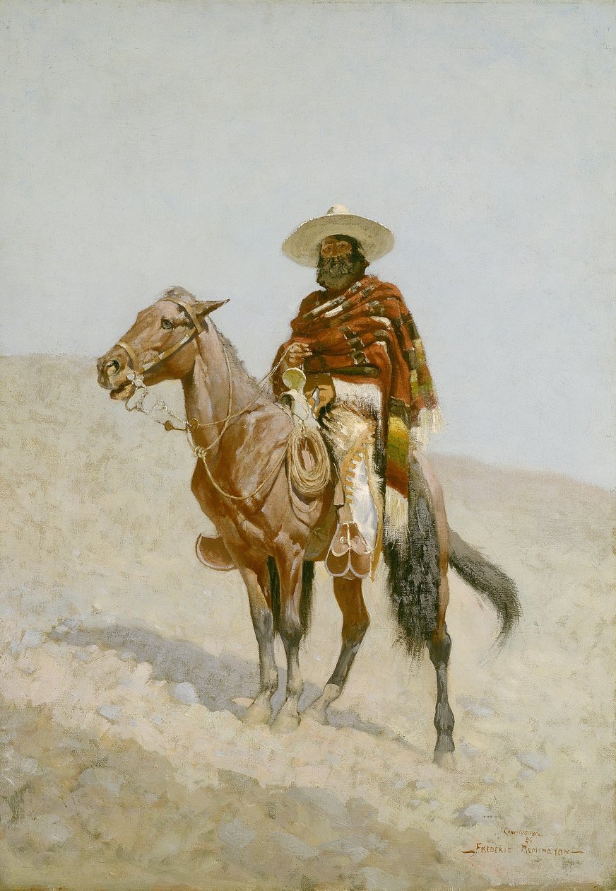 Den mexikanska Vaquero, 1890 av Frederic Remington