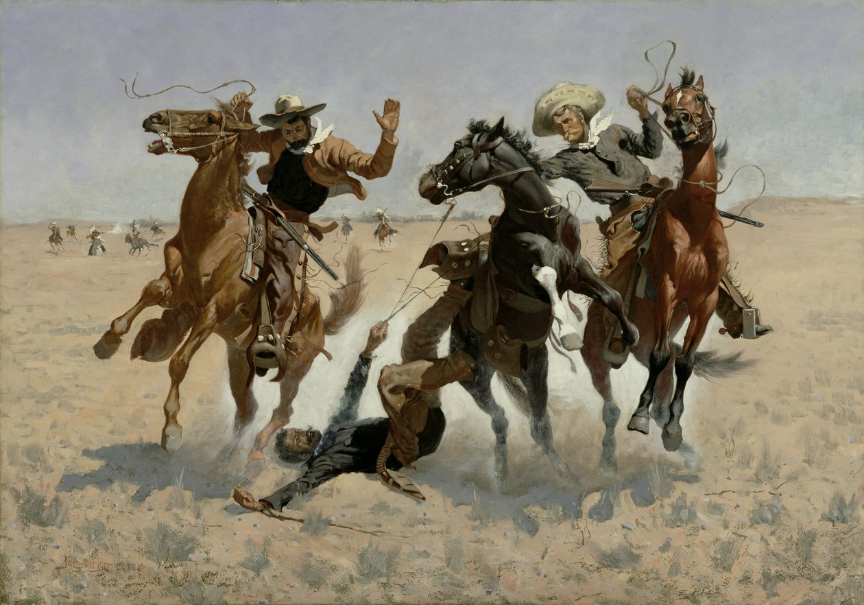 Aiding a Comrade (Past All Surgery) 1889-90 (olja på duk) av Frederic Remington