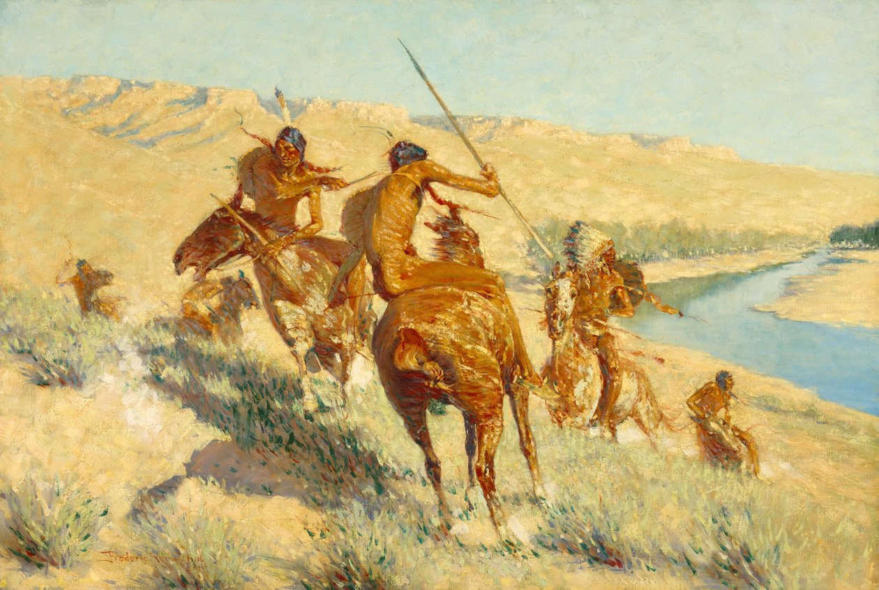 Avsnitt av Buffalo Gun av Frederic Remington