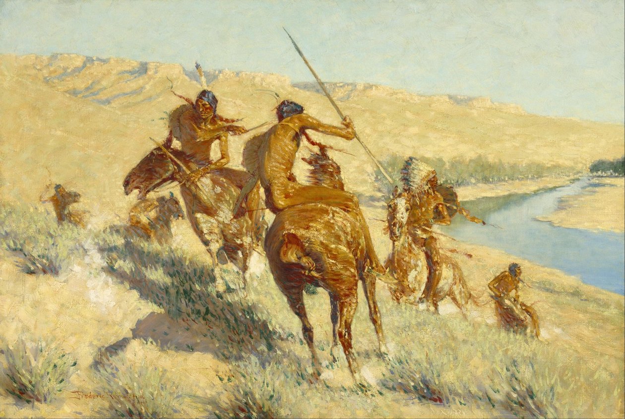 Avsnitt av Buffalo Gun av Frederic Remington