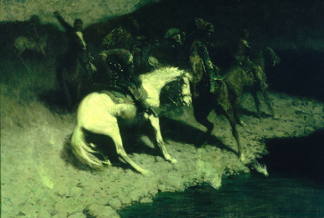 Eldade på av Frederic Remington