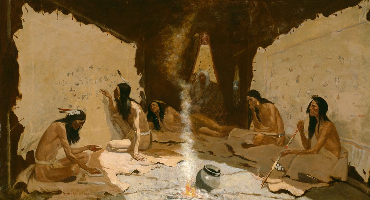 Historiker av stammen av Frederic Remington