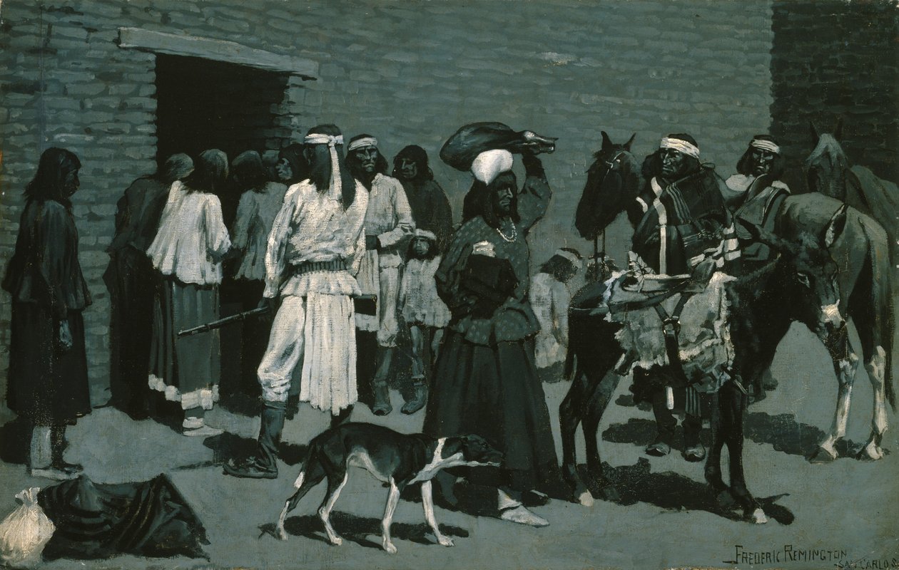 Indian Village av Frederic Remington