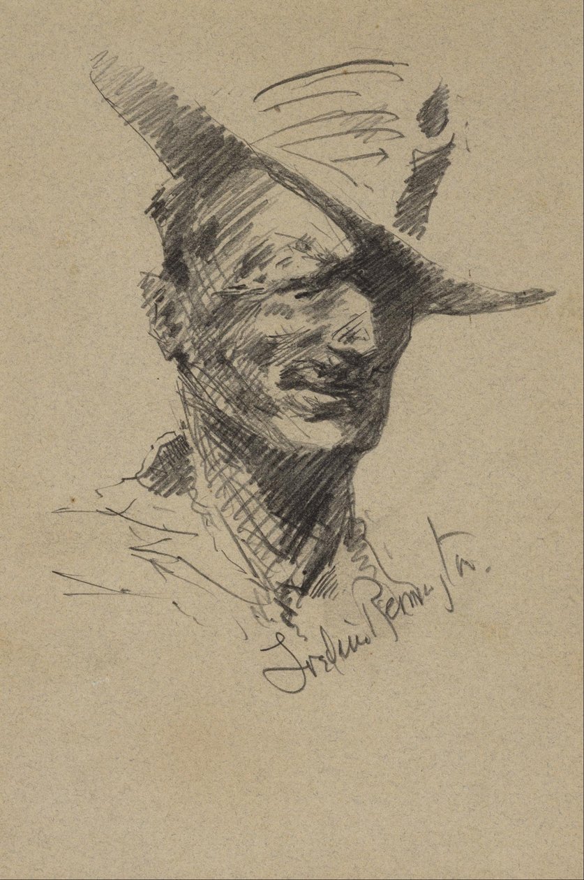 Självporträtt av Frederic Remington