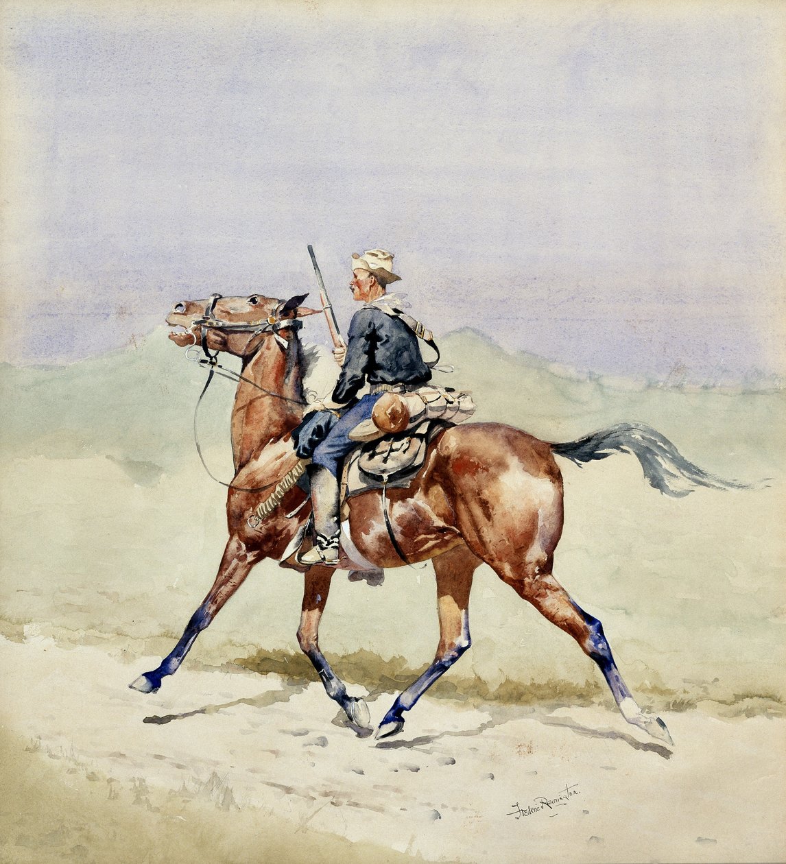 Förtruppen av Frederic Remington