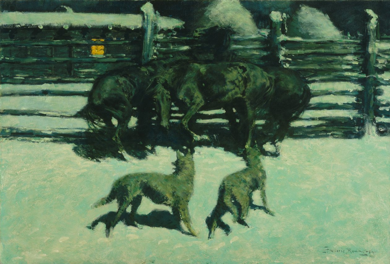 Ropet på hjälp av Frederic Remington