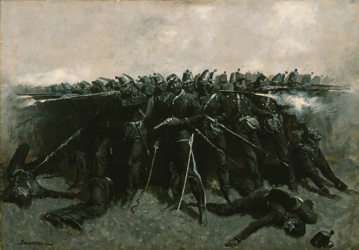 Infanteriets torg av Frederic Remington