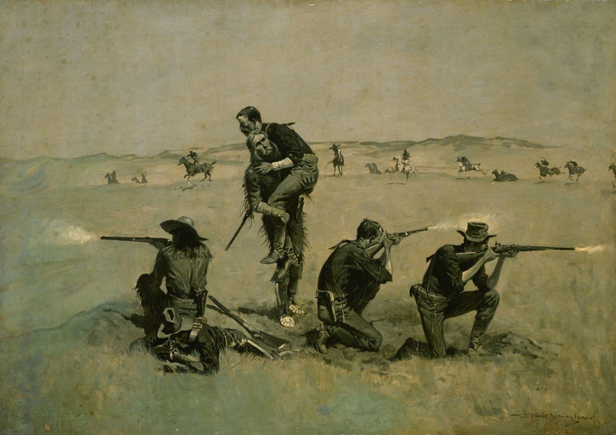 Den sista striden av Frederic Remington