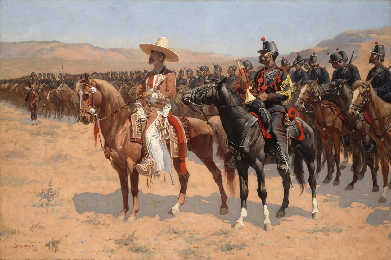 Den mexikanske majoren, 1889. av Frederic Remington