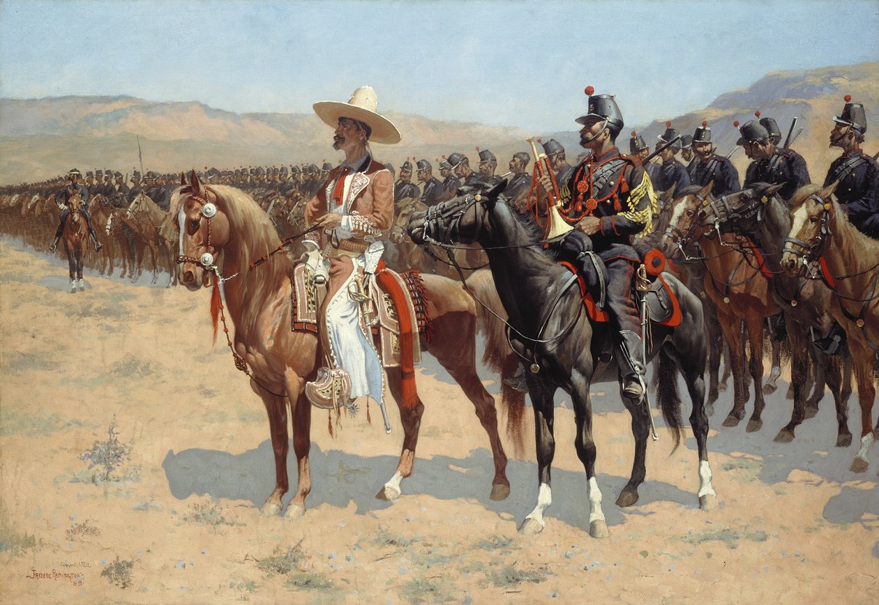 Den mexikanske majoren, 1889 av Frederic Remington