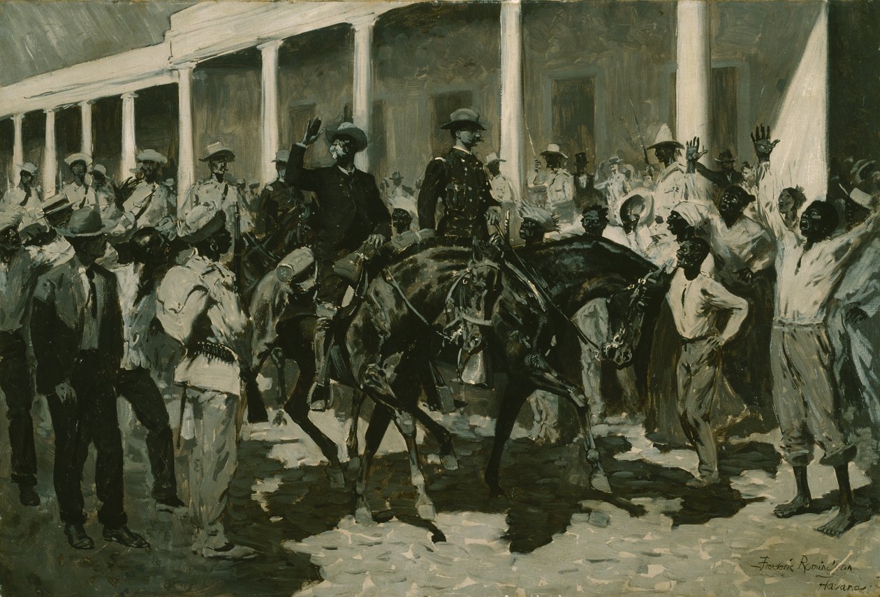 Gomez återkomst till Havanna, 1899 av Frederic Remington