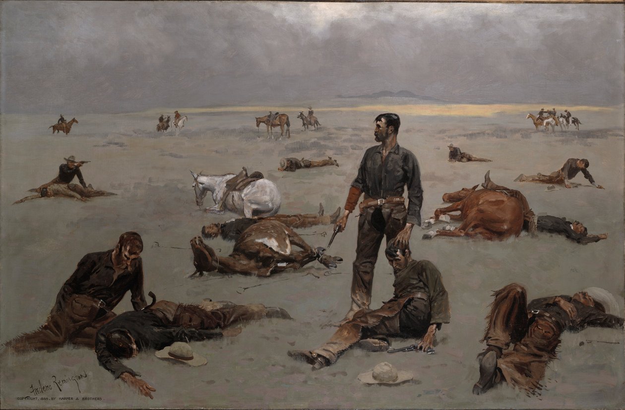 Vad en omärkt ko har kostat av Frederic Remington