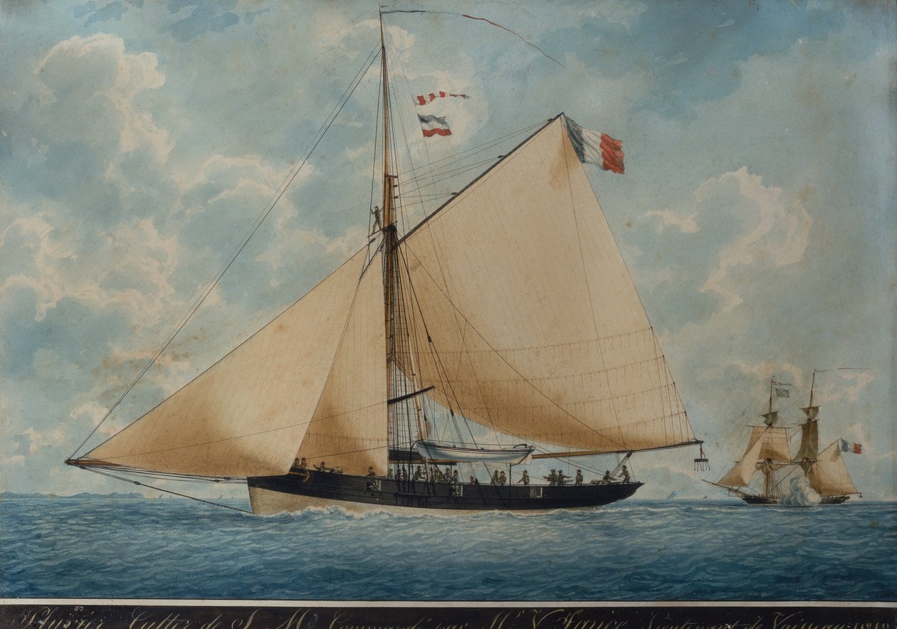Pluvier, Cutter de S.M. På uppdrag av MR. V. Sance av Frederic Roux