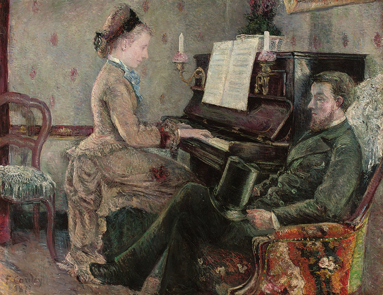 En fången publik, 1877 av Frederic Samuel Cordey