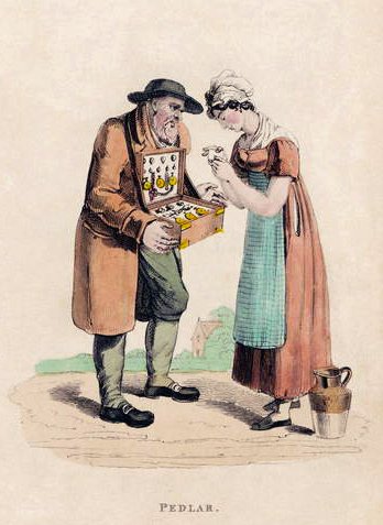 Pedlar Ackermanns värld i miniatyr, 1820-talet av Frederic Shoberl