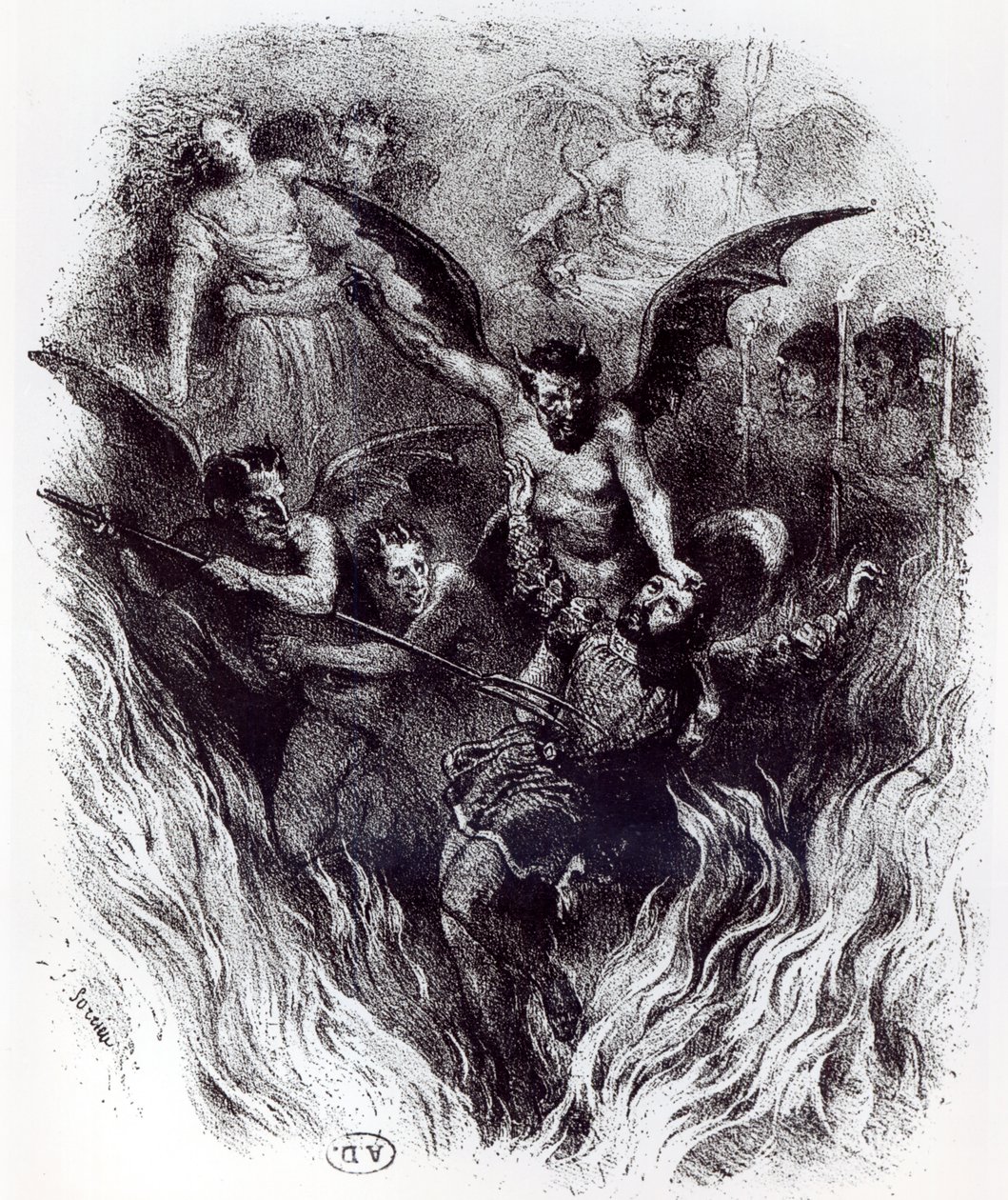 Illustration till orkesterpartituren av 