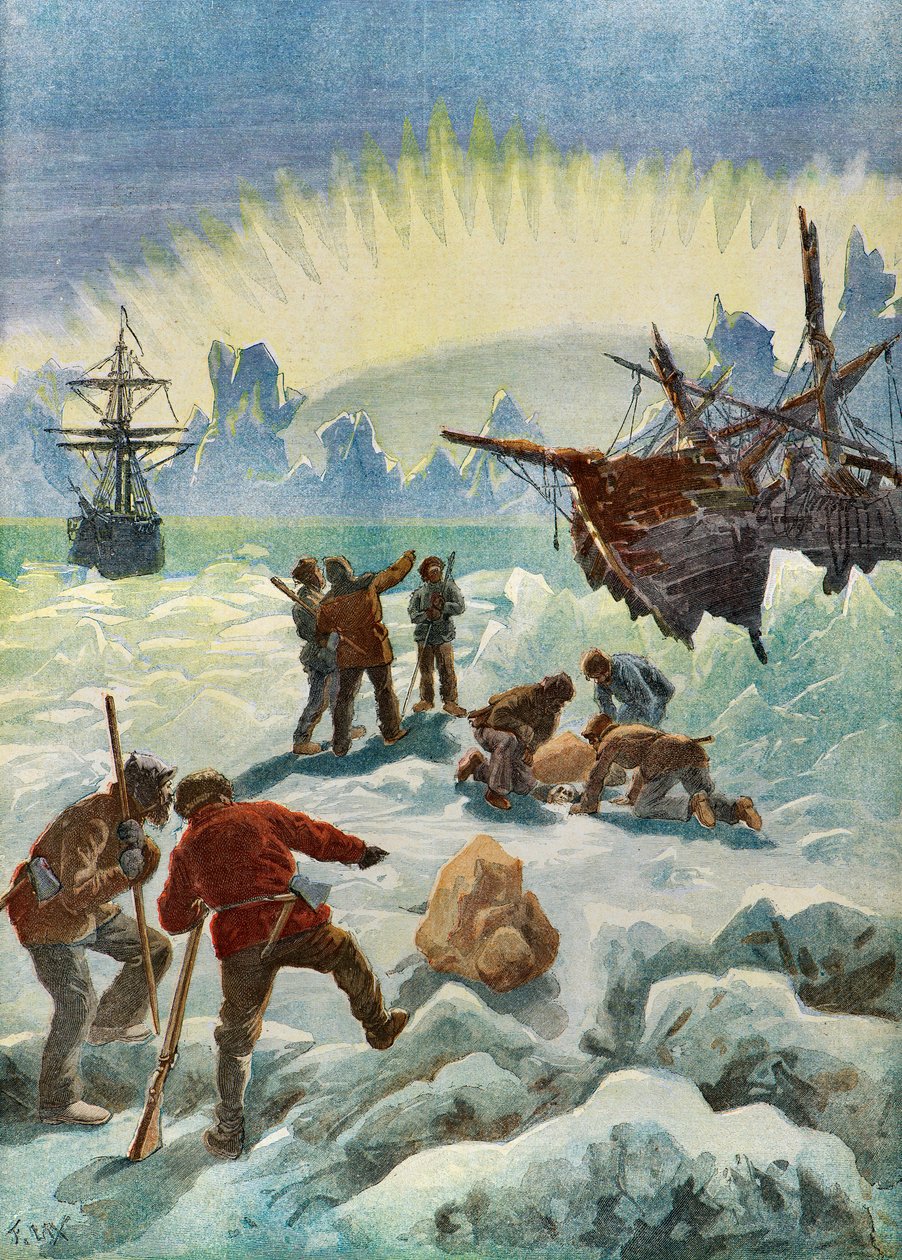 Upptäckten av resterna av det norska fartyget The Ripple av Frederic Theodore Lix
