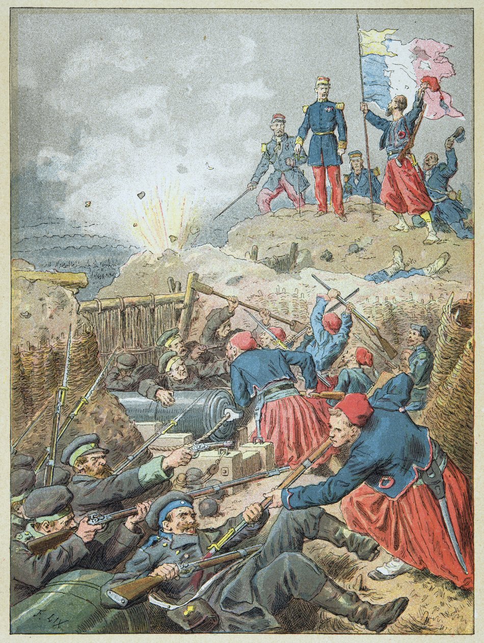 Beslagtagandet av Malakoff den 8 september av Frederic Theodore Lix