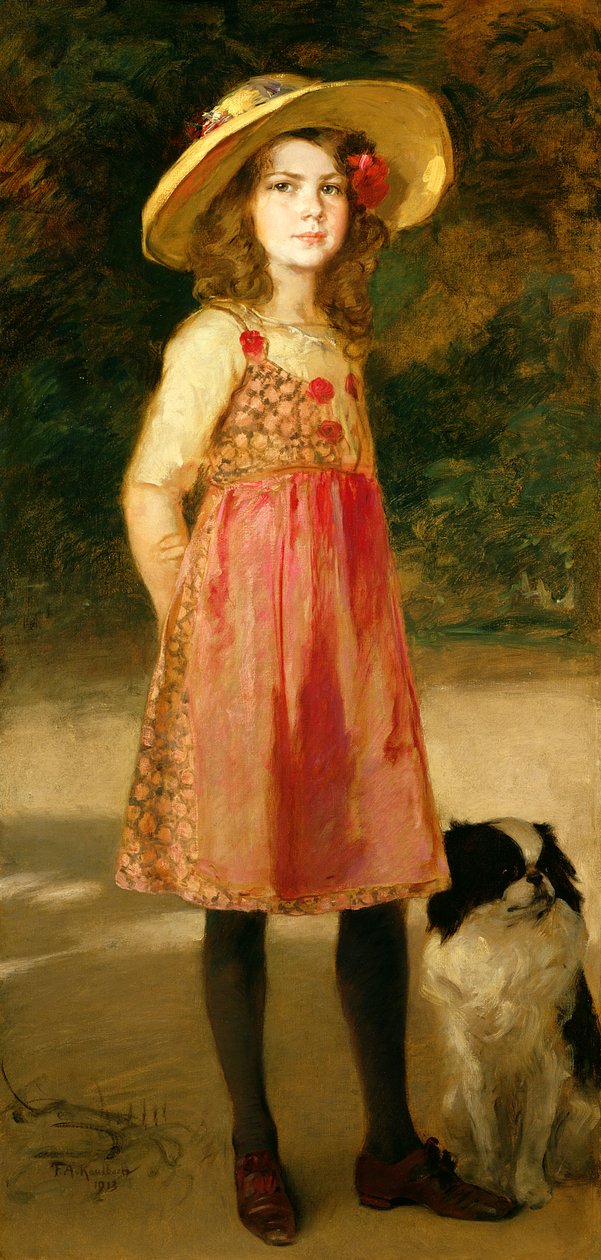 Konstnärens dotter, Hilde av Frederich August Kaulbach