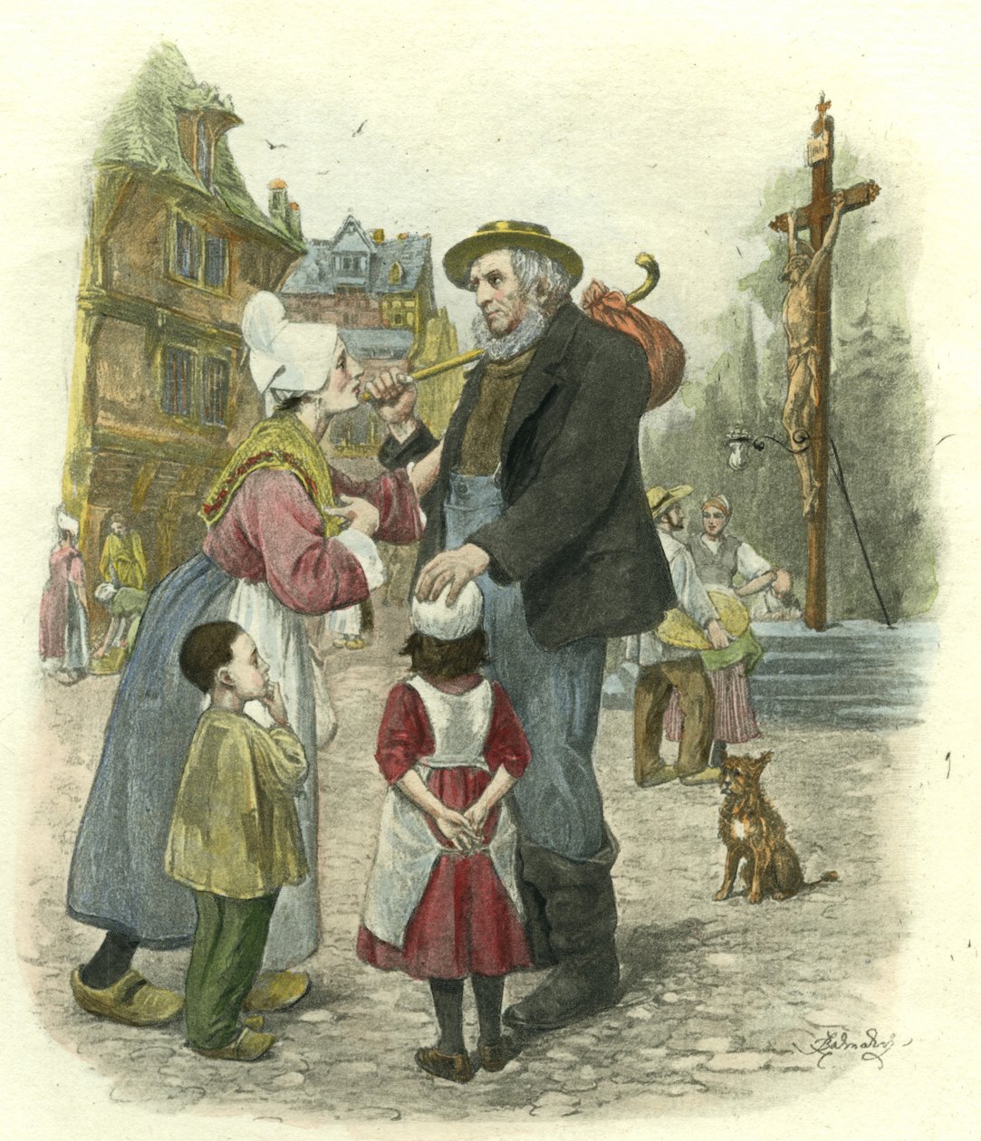 David Copperfield - Herr Peggotty, vandraren av Frederick Barnard