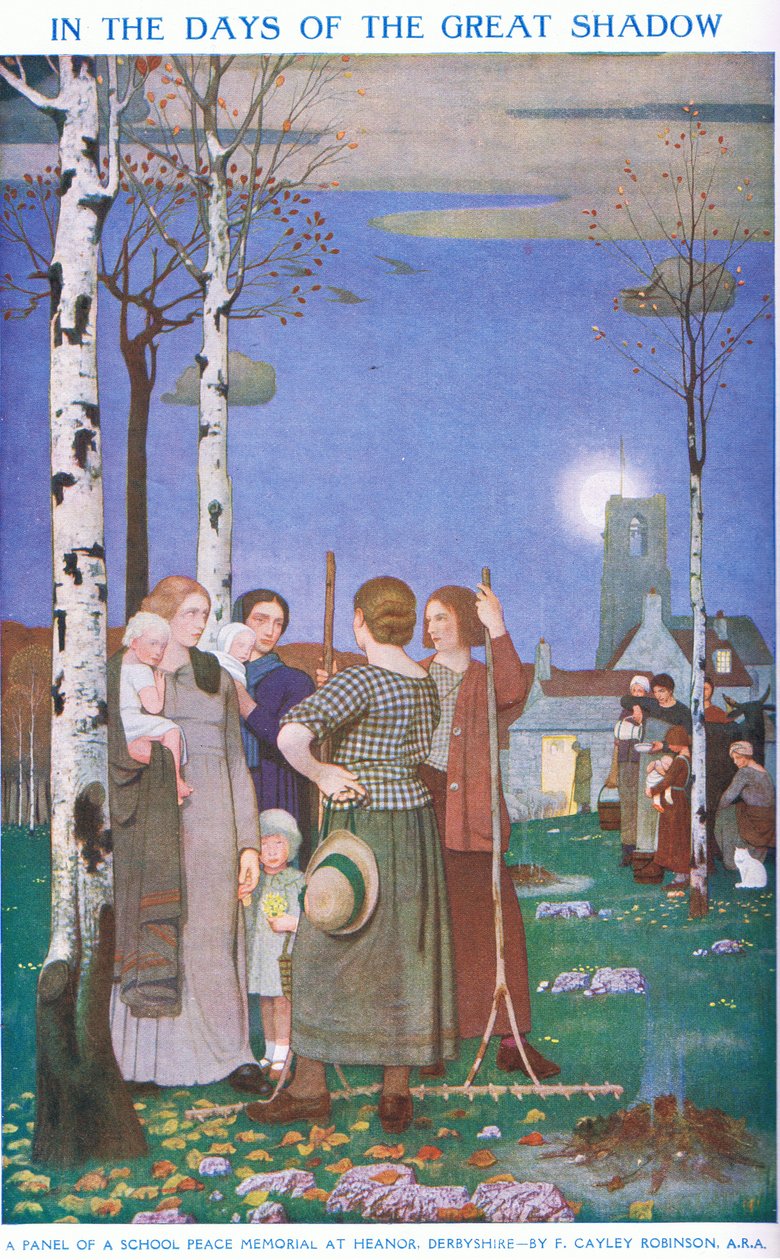 Under den stora skuggans dagar av Frederick Cayley Robinson