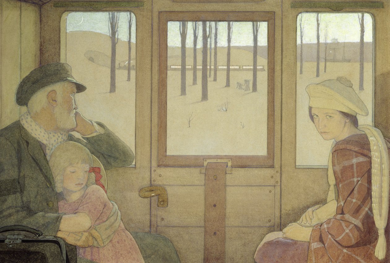 Den långa resan, 1923 av Frederick Cayley Robinson