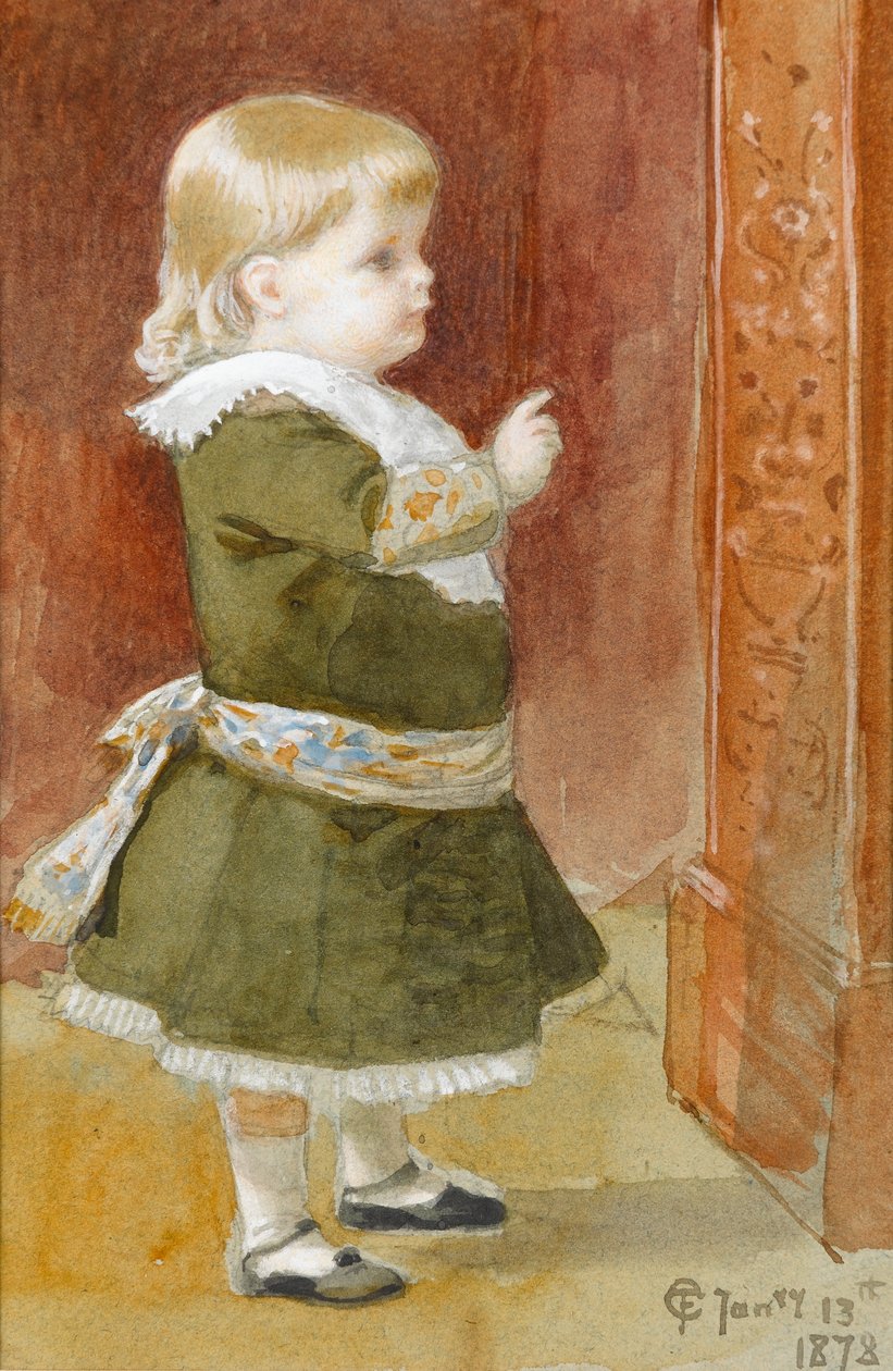 Frederica, 1878 (wc på papper) av Frederick Goodall