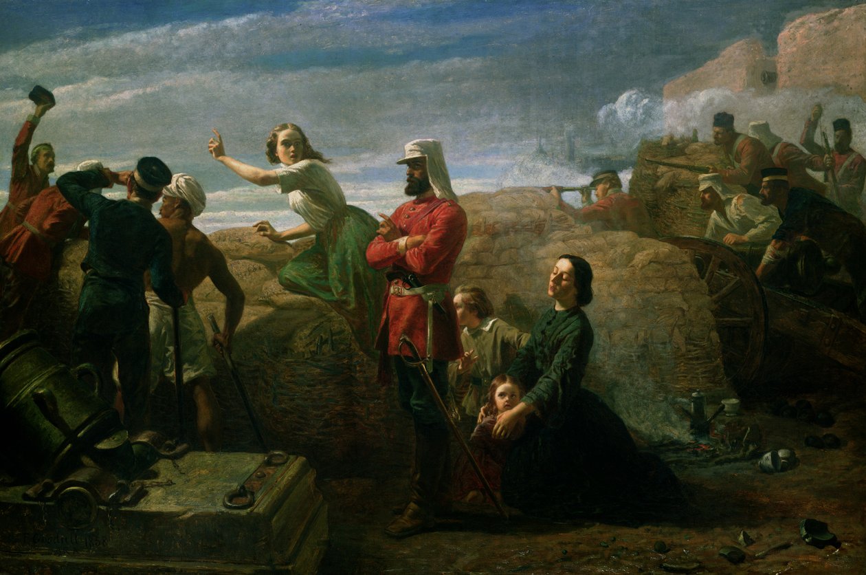 Jessies dröm (The Relief of Lucknow), 1858 av Frederick Goodall