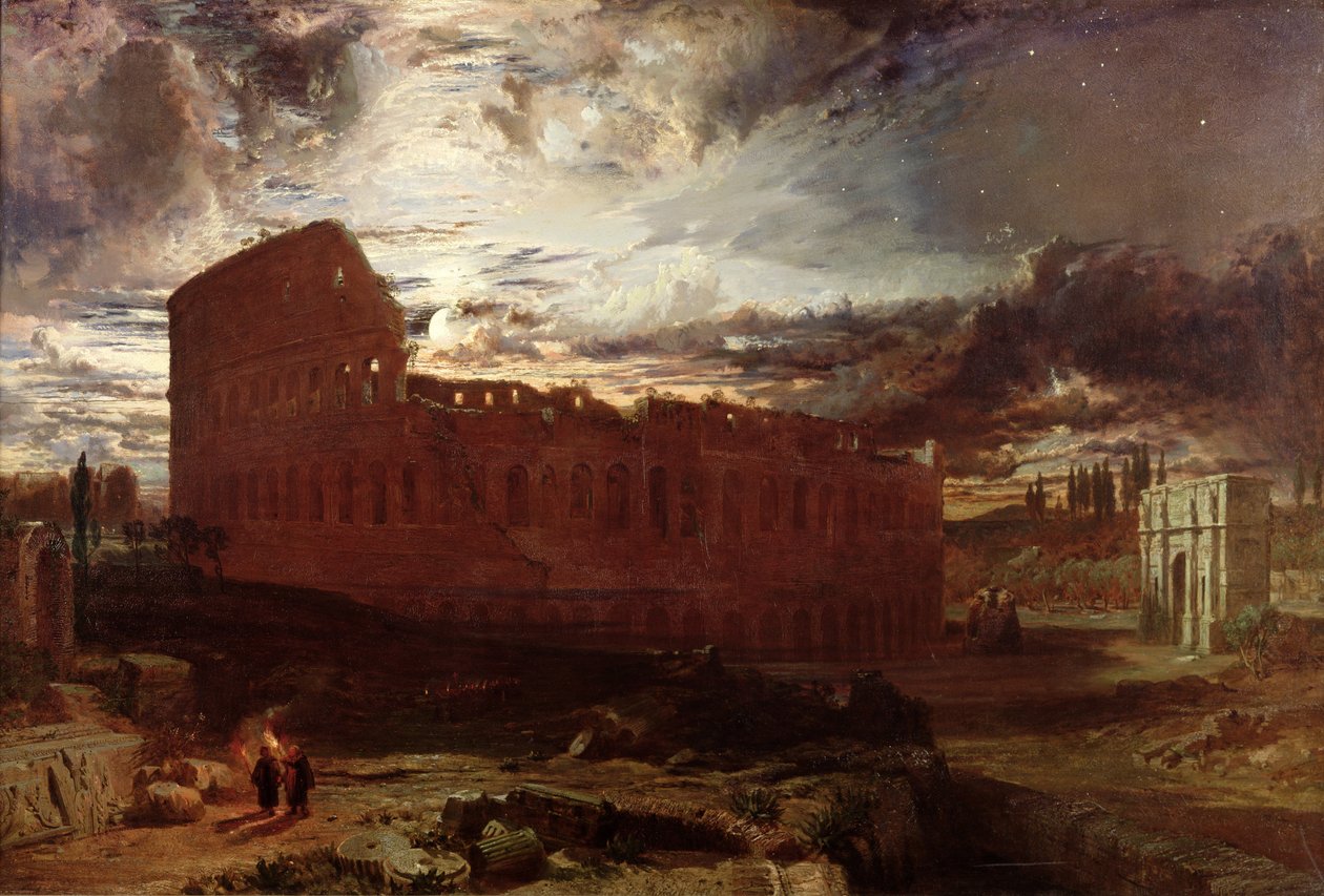 Colosseum, Rom, 1860 av Frederick Lee Bridell