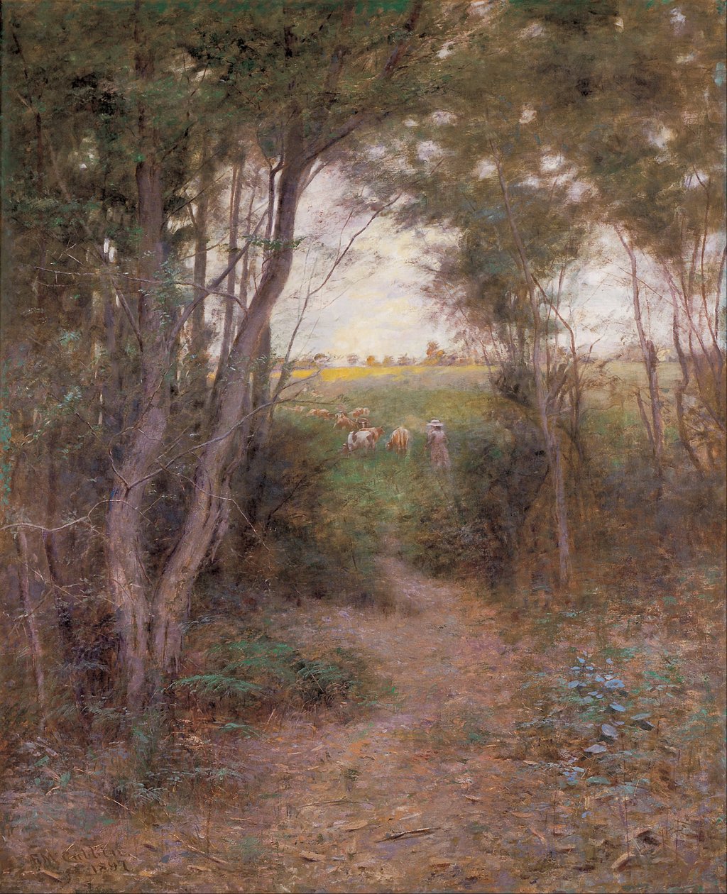 En ti-tree glade av Frederick McCubbin