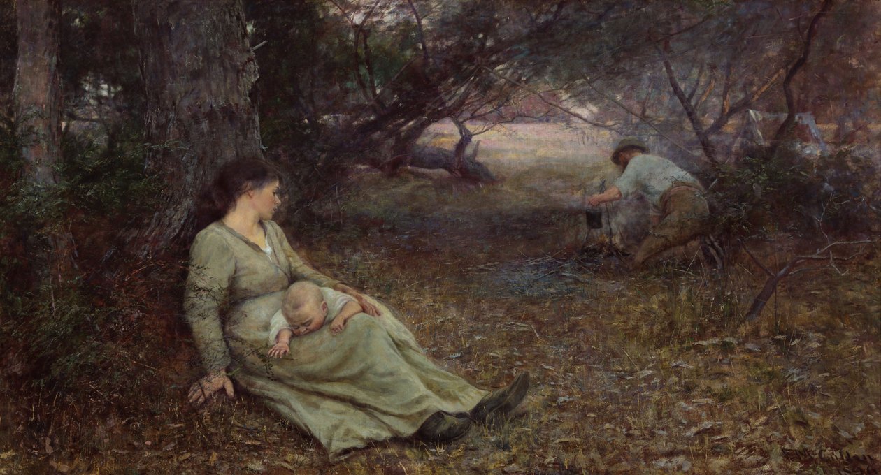 På wallaby -banan av Frederick McCubbin