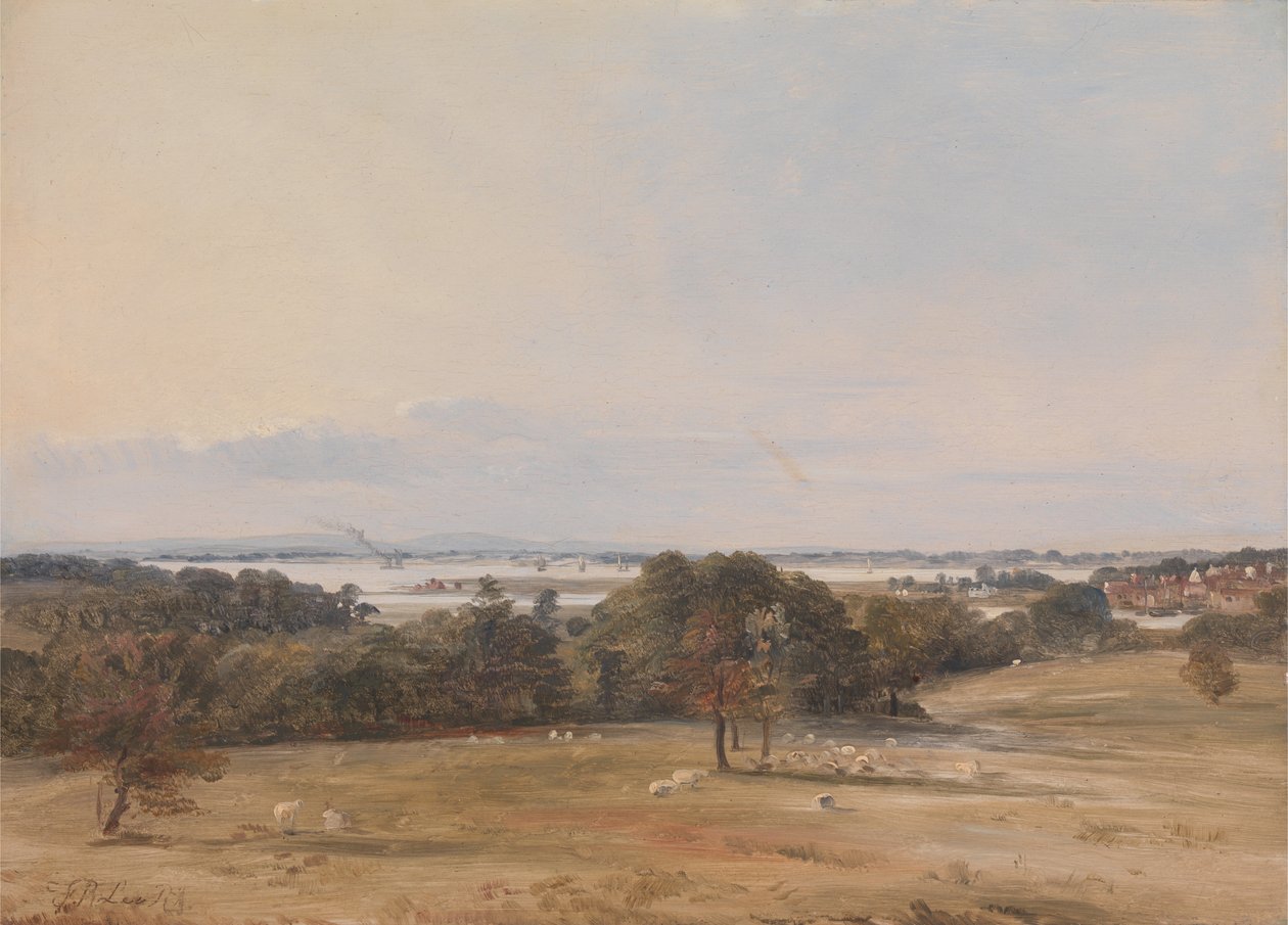 Southampton Water, nära Hamble av Frederick Richard Lee