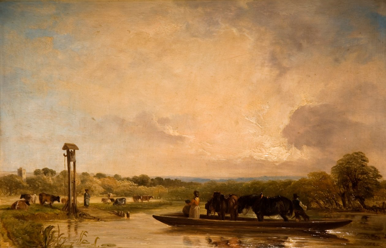 Färjan, 1844 av Frederick Richard Lee