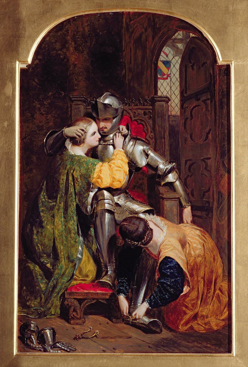 Riddarens återkomst (The Return of the Crusader), 1846 av Frederick Richard Pickersgill