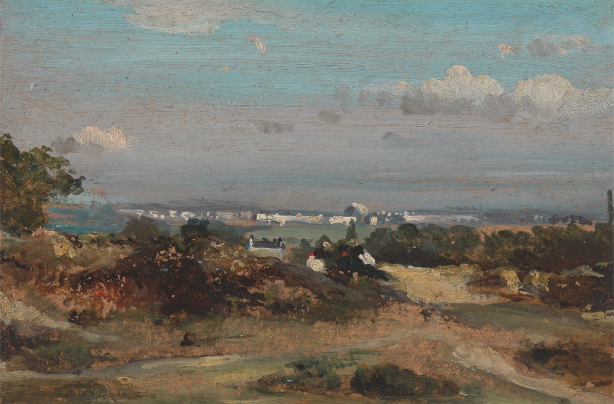 En vy i Suffolk av George Frederick Watts