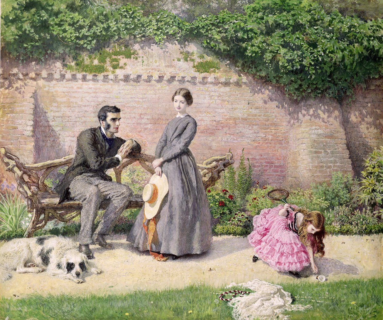 Rochester och Jane Eyre av Frederick Walker