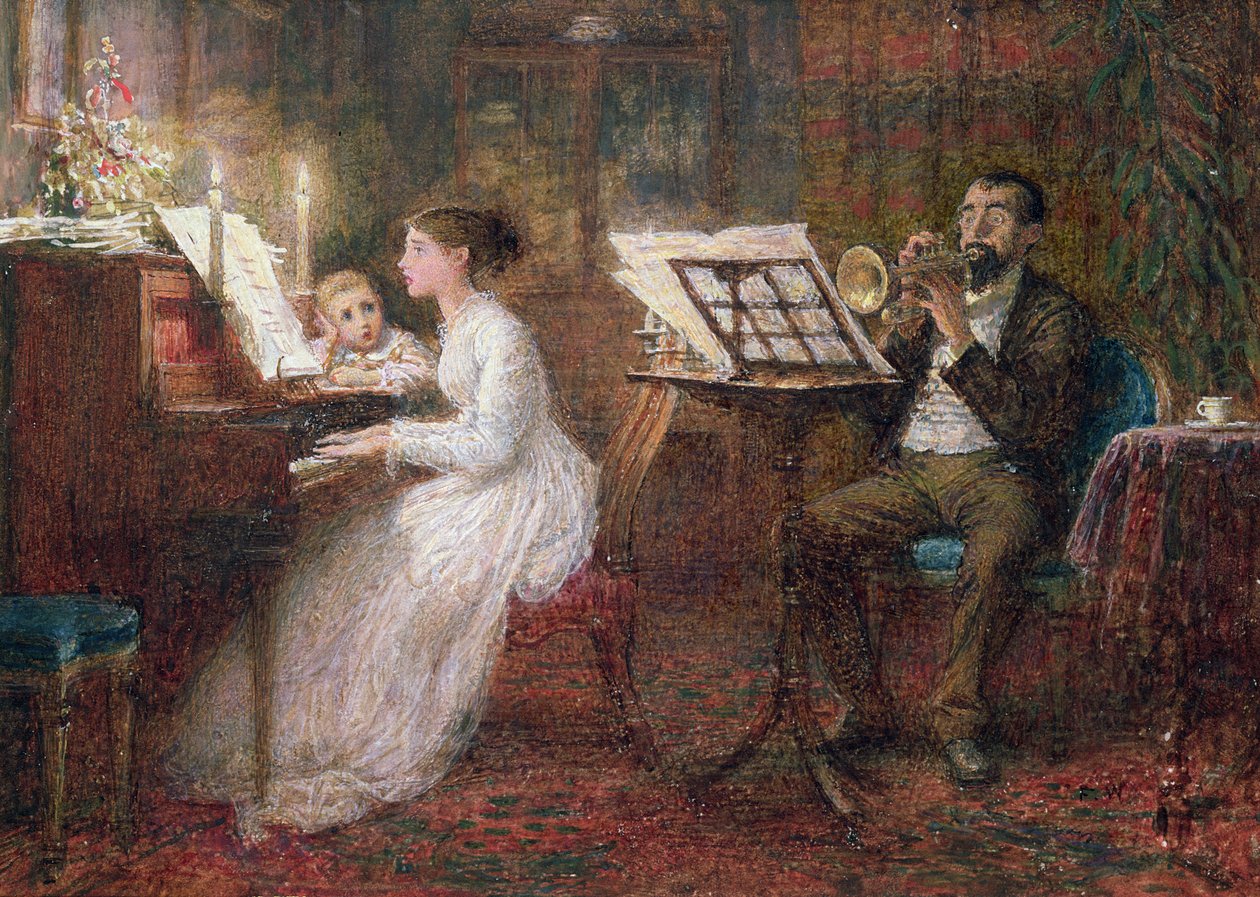 Musiklektionen av Frederick Walker