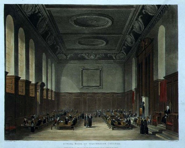School Room of Winchester College, från 