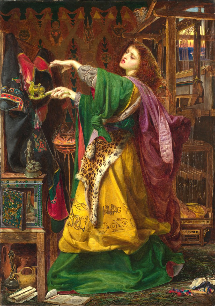 Morgan-le-Fay, 1864. av Frederick Augustus Sandys