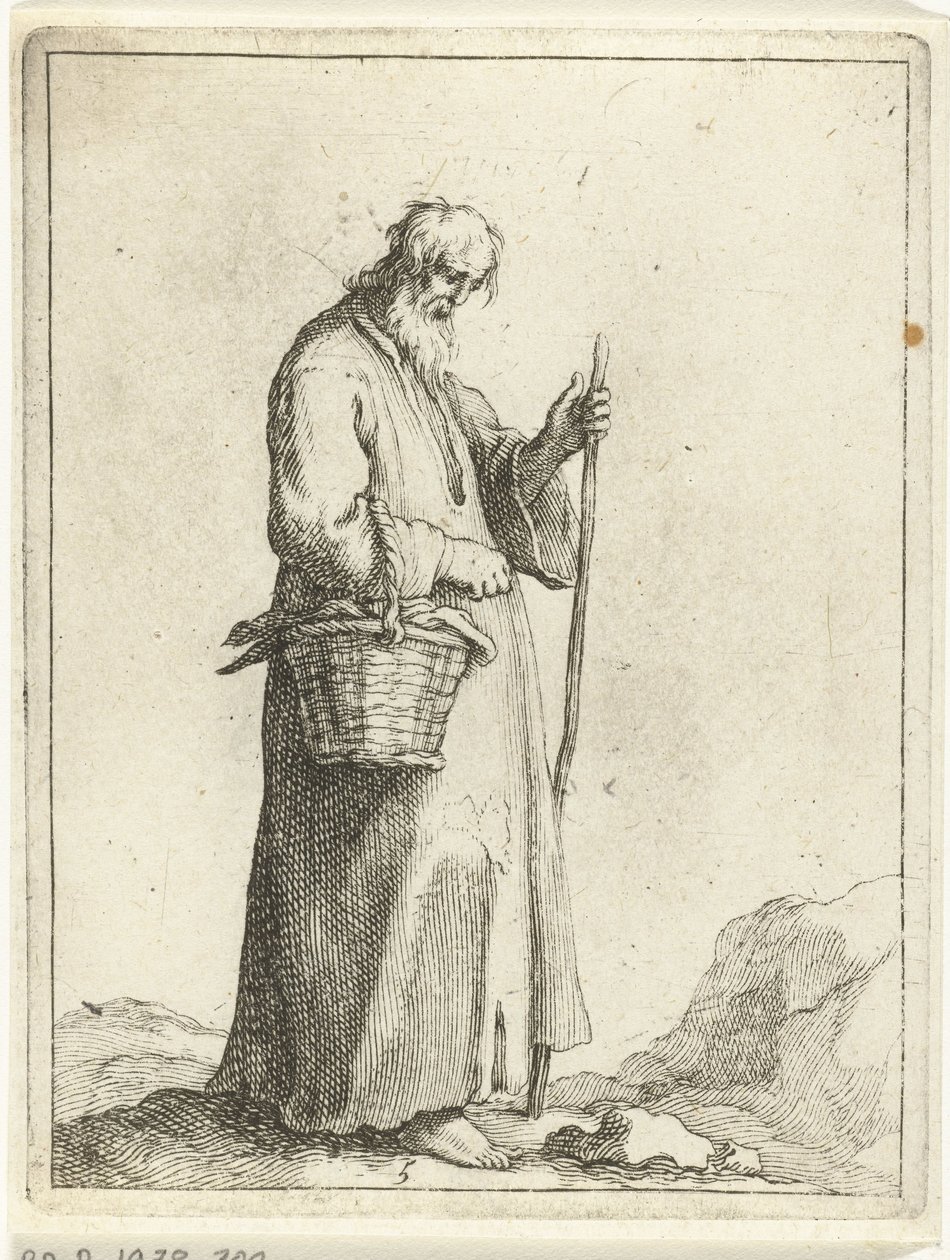 Bonde med korg 15 små figurer (serietitel) av Frederick Bloemaert