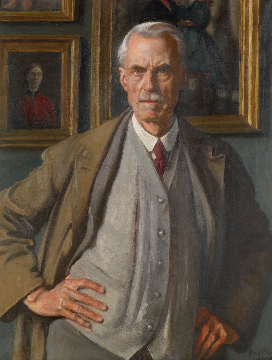 Porträtt av konstnären av Frederick Brown