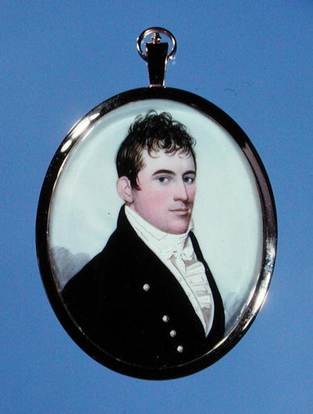 Porträttminiatyr av James Drew, ca 1805-10 (akvarell) av Frederick Buck