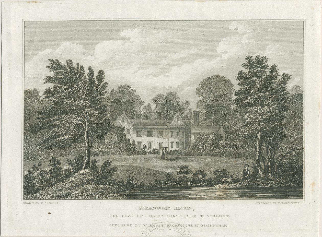 Meaford Hall: gravyr och [?mitten av 1800-talet] av Frederick Calvert
