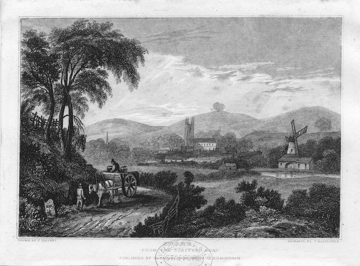 Sten från Stafford Road: gravyr, nd [c 1830] av Frederick Calvert