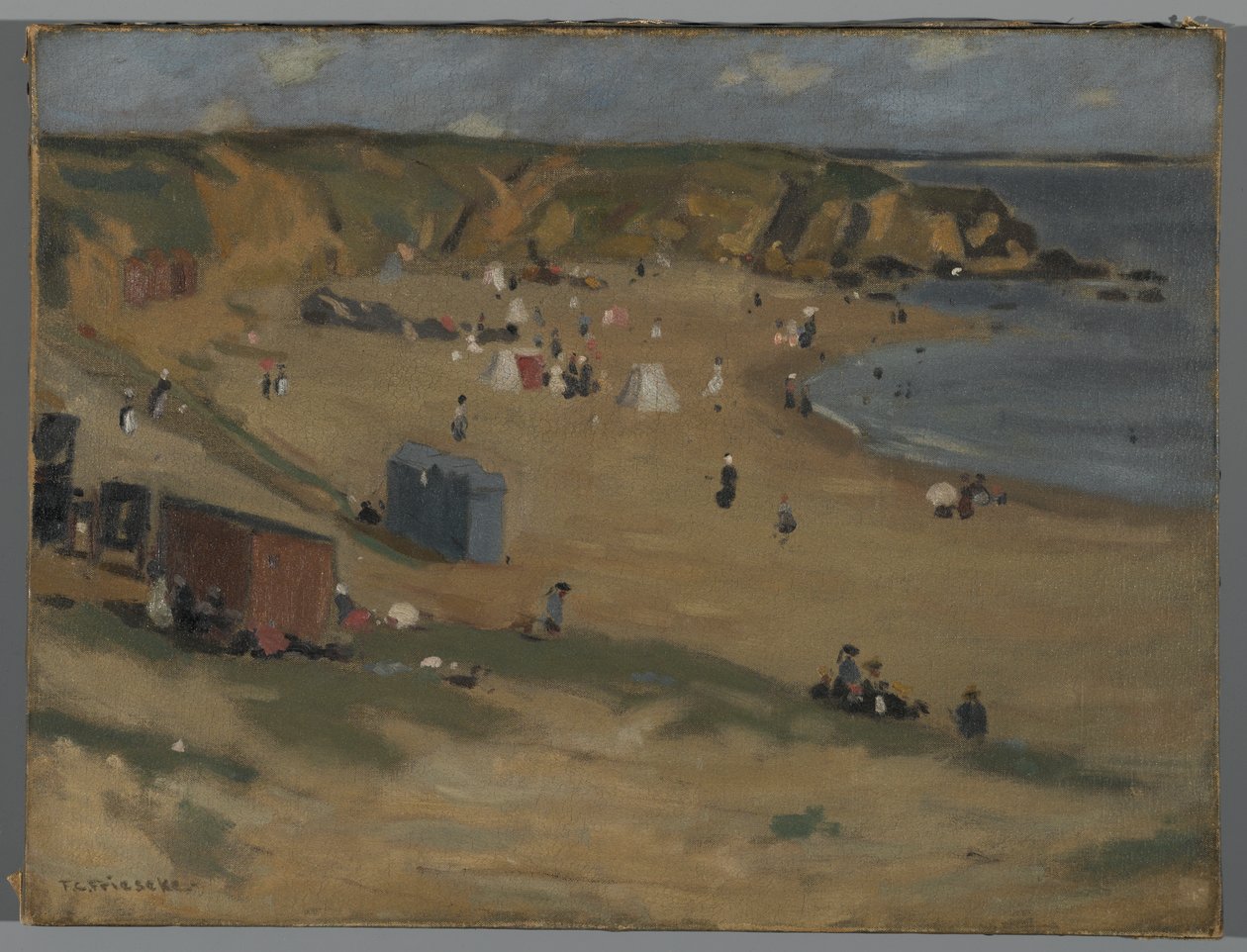 Le Pouldu landskap, ca 1901 av Frederick Carl Frieseke